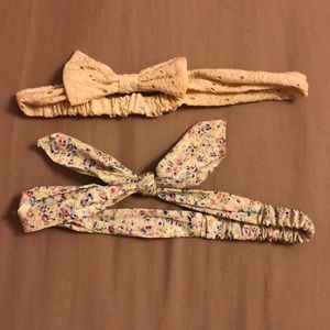 Stretchy bow head bands